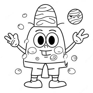 Pagina Para Colorear De Spongebob En Pascua 46453-38684