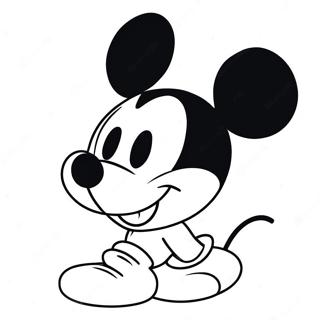 Pagina Para Colorear De Pantalones Cortos De Mickey Mouse 46583-38786