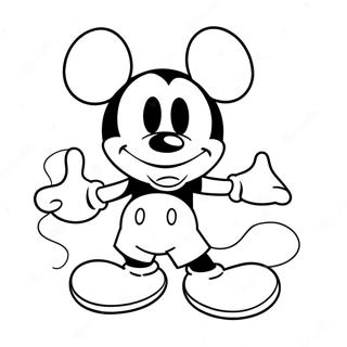 Pagina Para Colorear De Pantalones Cortos De Mickey Mouse 46583-38787