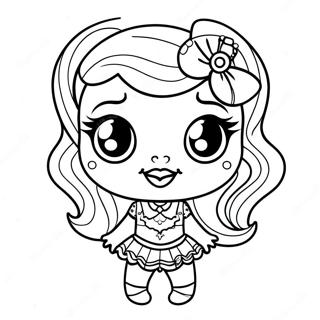 Pagina Para Colorear De Bebe Monster High 46603-38790