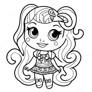 Pagina Para Colorear De Bebe Monster High 46603-38791