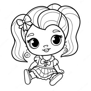 Pagina Para Colorear De Bebe Monster High 46603-38792