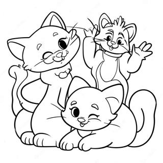 Pagina Para Colorear De Los Aristogatos 4661-3746