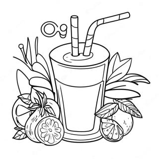 Jugo Páginas Para Colorear