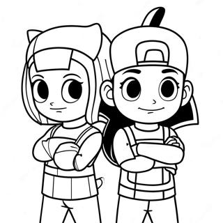 Pagina Para Colorear De Jessie Y James De Team Rocket 46694-38873