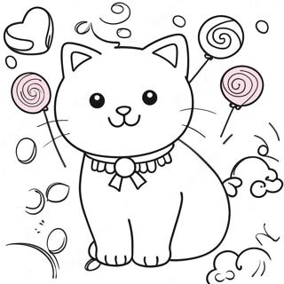 Pagina Para Colorear De Gato De Caramelo 46713-38888