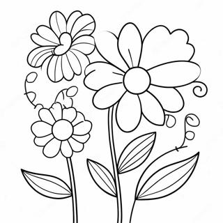 Pagina Para Colorear De Flores Lindas Del Dia De La Madre 4672-3757