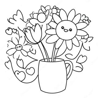 Pagina Para Colorear De Flores Lindas Del Dia De La Madre 4672-3759