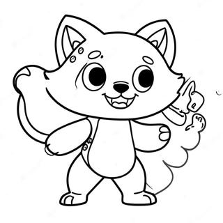 Aggretsuko Páginas Para Colorear