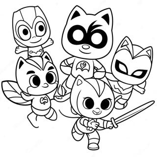 Pagina Para Colorear De Pj Masks En Halloween 47133-39218