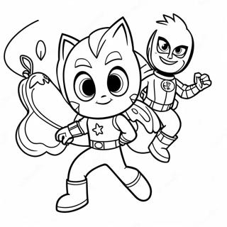 Pagina Para Colorear De Pj Masks En Halloween 47133-39219