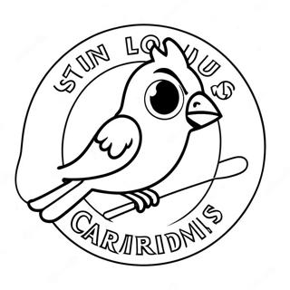 Cardenales De San Luis Páginas Para Colorear