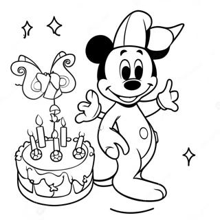 Pagina Para Colorear De Cumpleanos De Disney 47273-39341