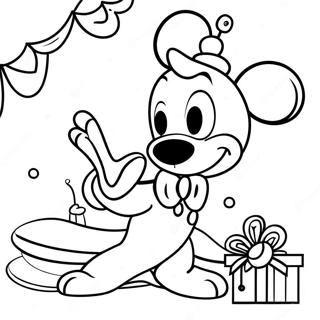 Pagina Para Colorear De Cumpleanos De Disney 47273-39344