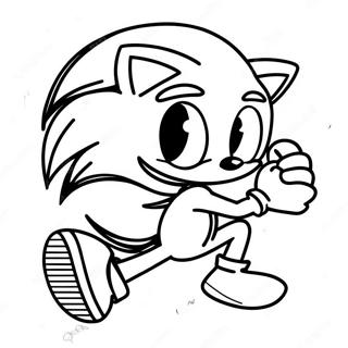 Pagina Para Colorear De Sonic Vectorial 47333-39384