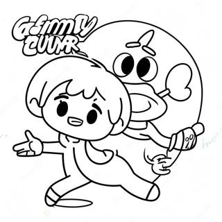 Pagina Para Colorear De Timmy Turner Y Cosmo 4742-3814