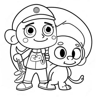 Pagina Para Colorear De Timmy Turner Y Cosmo 4742-3815