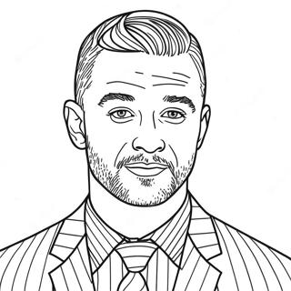 Justin Timberlake Páginas Para Colorear