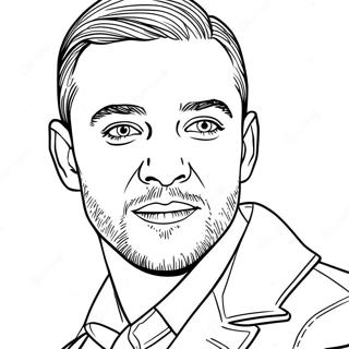 Pagina Para Colorear De Justin Timberlake 47463-39483