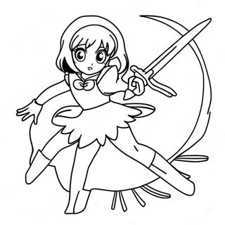 Pagina Para Colorear De Sailor Saturn En Accion 47675-39649