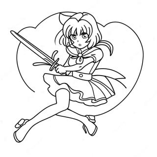 Pagina Para Colorear De Sailor Saturn En Accion 47675-39650