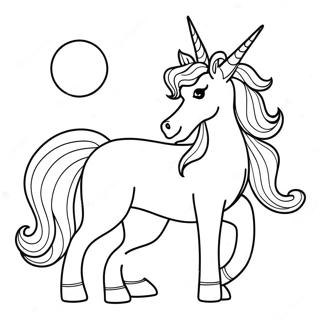 El Último Unicornio Páginas Para Colorear