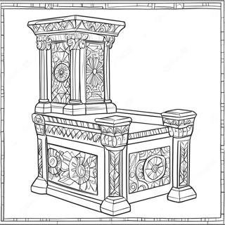 Pagina Para Colorear De Los Muebles Del Templo De Salomon 47724-39683