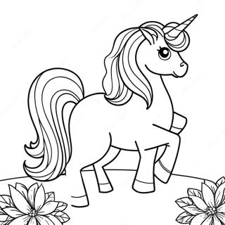 Pagina Para Colorear De Un Majestuoso Unicornio 47815-39760