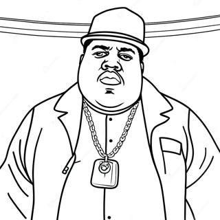 Biggie Smalls Páginas Para Colorear