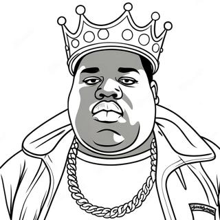 Biggie Smalls Páginas Para Colorear