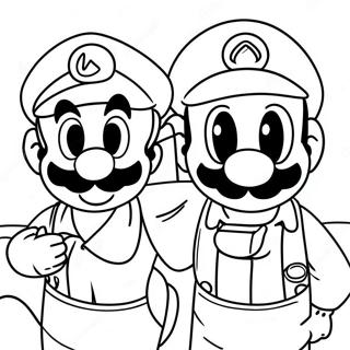 Pagina Para Colorear De La Aventura De Luigi Y Mario 4782-3847