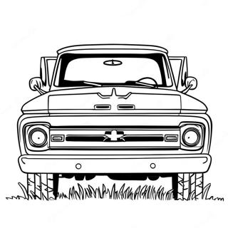 Chevy C10 Páginas Para Colorear