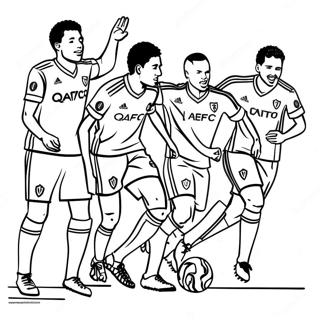Pagina Para Colorear De Jugadores De Lafc En Accion 47935-39854
