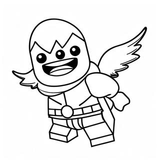 Lego Robin Páginas Para Colorear