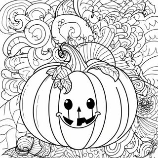 Zentangle De Halloween Páginas Para Colorear