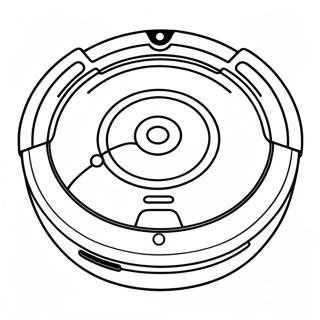 Pagina Para Colorear De Robot De Limpieza Roomba 48254-40107