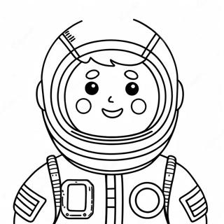 Pagina Para Colorear De Astronauta Cuando Sea Grande 48325-40163