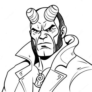 Pagina Para Colorear De Hellboy 48424-40248