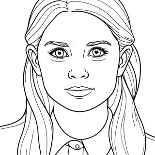 Ginny Weasley Páginas Para Colorear