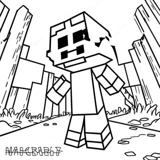 Minecraft Entidad 303 Páginas Para Colorear