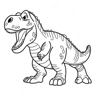 Pagina Para Colorear De Giganotosaurus Rugiendo 48835-40570