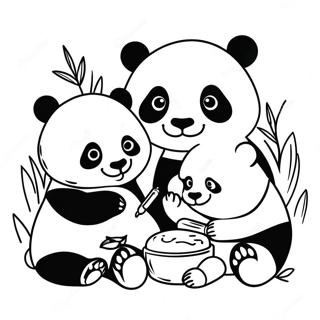 Pagina Para Colorear De La Familia Panda 48874-40602