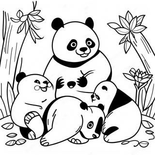 Pagina Para Colorear De La Familia Panda 48874-40604