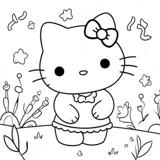 Pagina Para Colorear De Hello Kitty Con Amigos 48955-40665