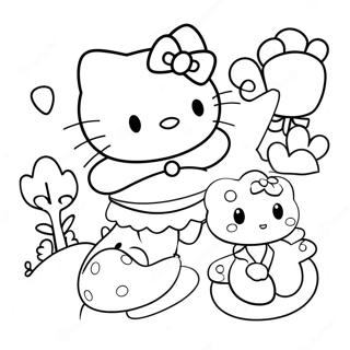 Pagina Para Colorear De Hello Kitty Con Amigos 48955-40668