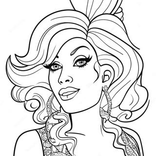 Pagina Para Colorear De Drag Queen 49054-40751