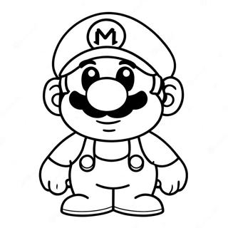 Mario Entre Nosotros Páginas Para Colorear