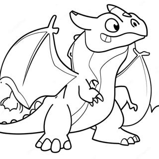 Pagina Para Colorear De Dragon Pokemon Que Echa Fuego 49165-40831