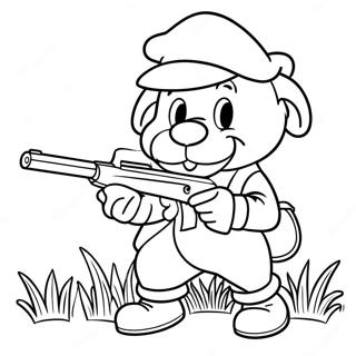 Pagina Para Colorear De Elmer Fudd 49304-40939