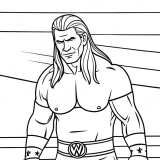 Pagina Para Colorear Facil Y Simple De Wwe 4931-3962